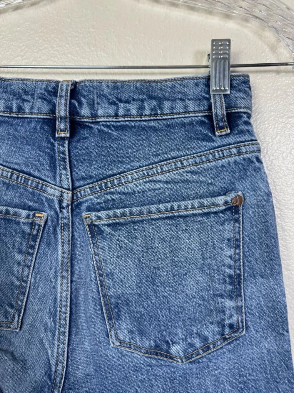 Free People French Girl Flare Jeans size 24 Blue Denim Western Cowgirl Country